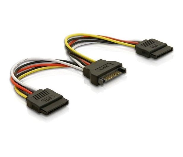 Delock Adapter SATA - 2x SATA 15cm - 172966 - zdjęcie